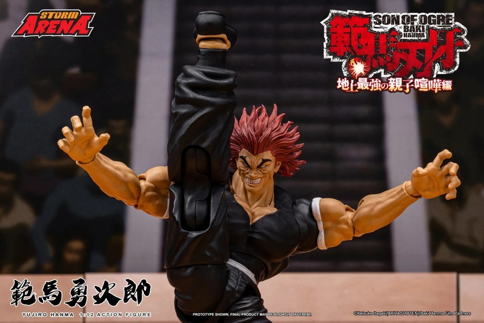Storm collectibles Arena Son of Ogre Baki "Hanma Yujiro" Action Figure In Stock