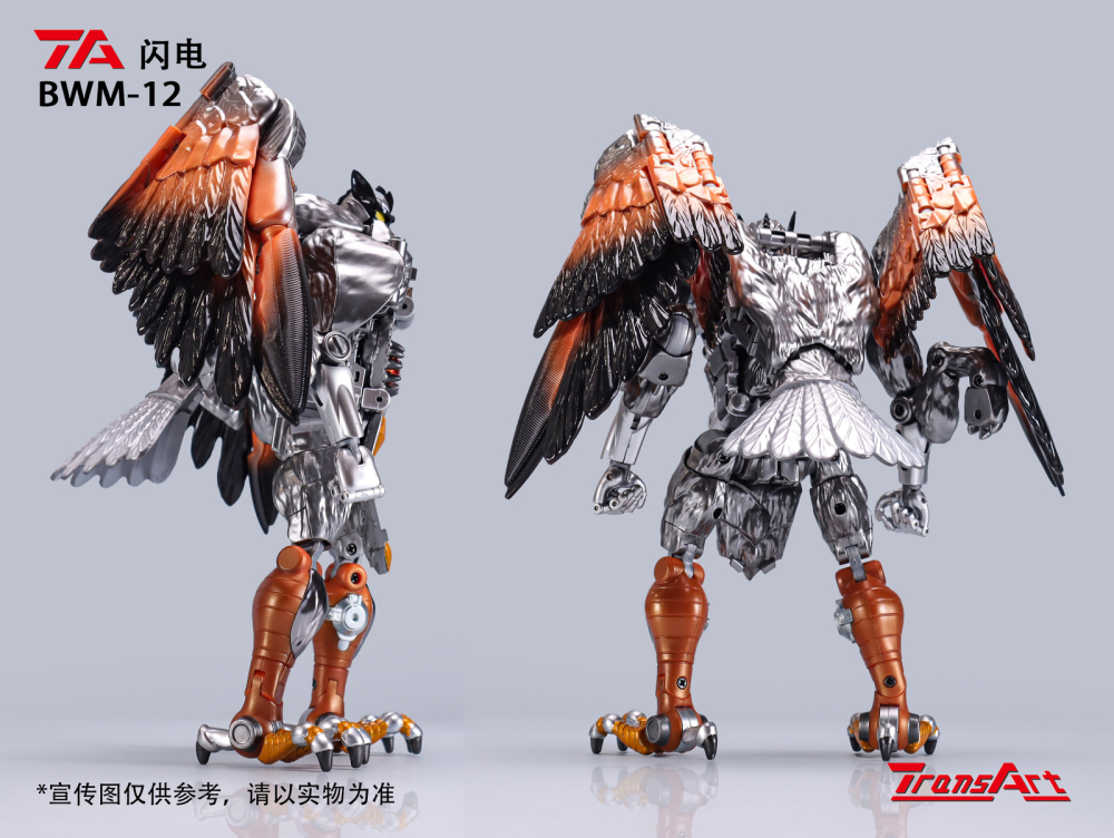 In Stock New TransArt BWM-12 Maximals Silverbolt Action Figure Transforms Toy