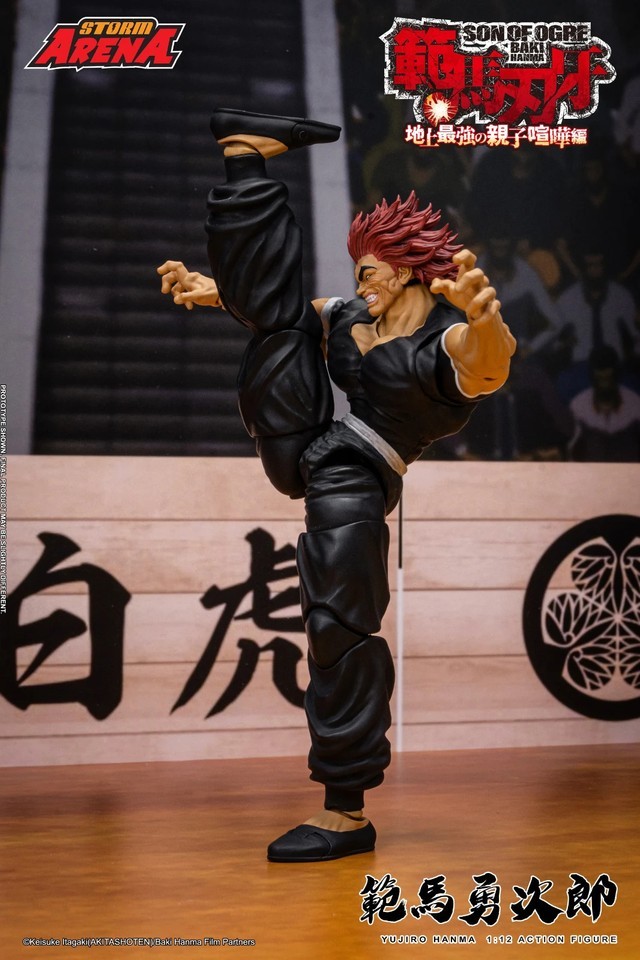 Storm collectibles Arena Son of Ogre Baki "Hanma Yujiro" Action Figure In Stock
