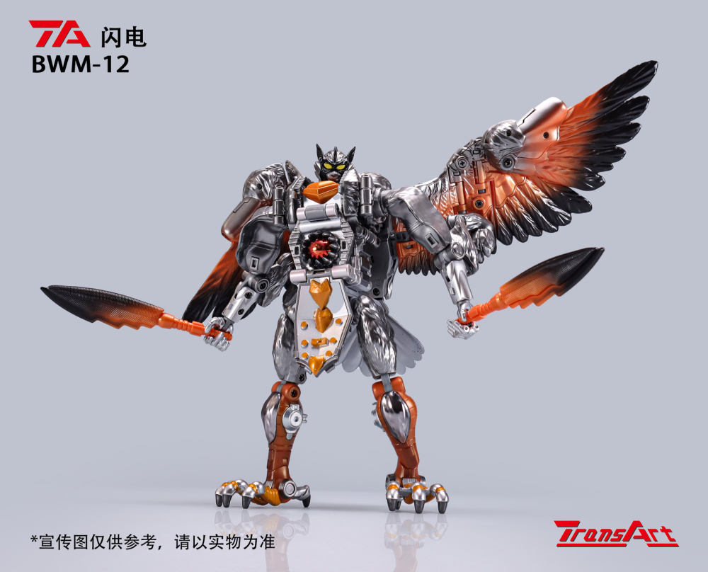 In Stock New TransArt BWM-12 Maximals Silverbolt Action Figure Transforms Toy