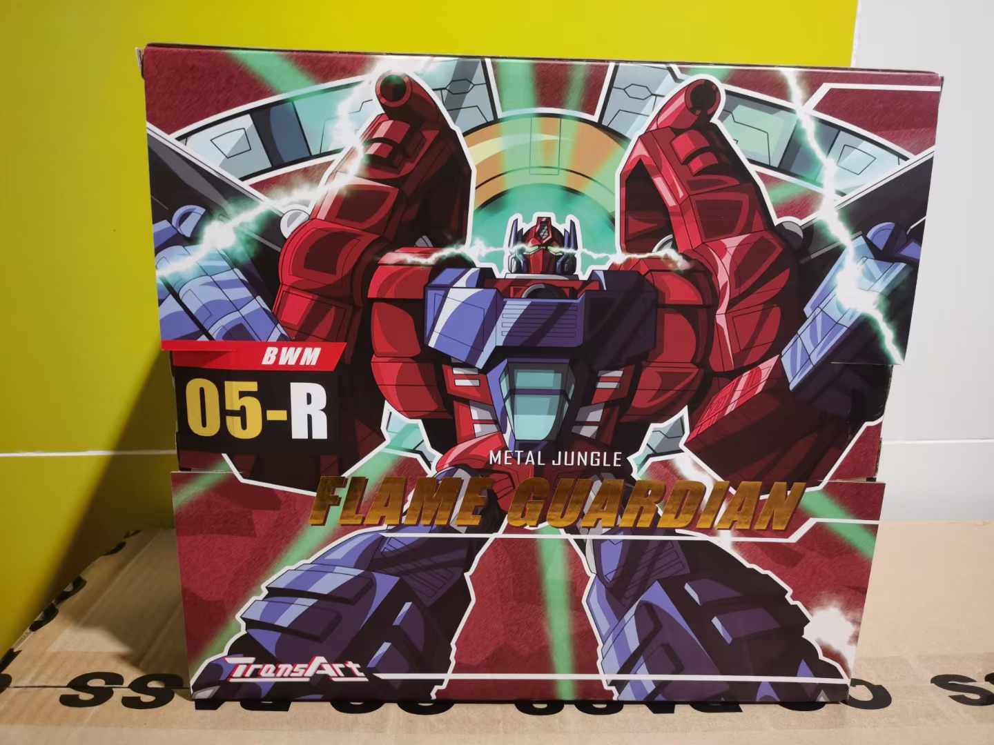 New TransArt BWM-05R Flame Guardian Optimus Primal Figure 9.4in In Stock