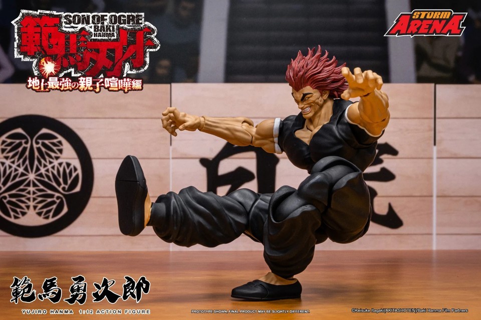 Storm collectibles Arena Son of Ogre Baki "Hanma Yujiro" Action Figure In Stock