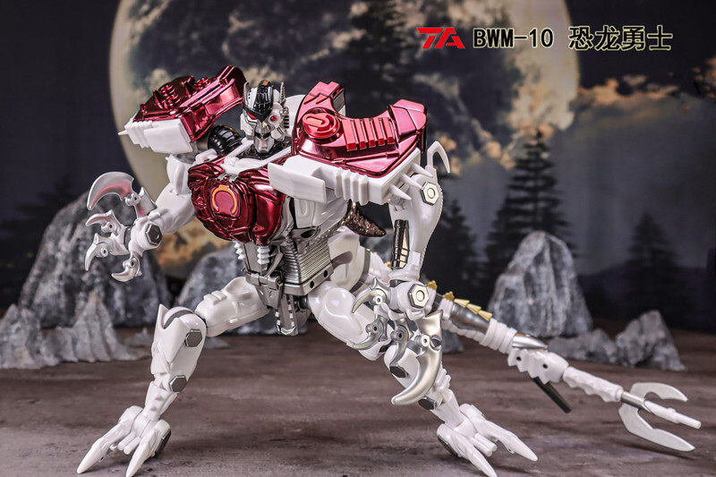 In Stock New TransArt BWM-10 TransMetal Dinobot II Action Figure Transforms Toy