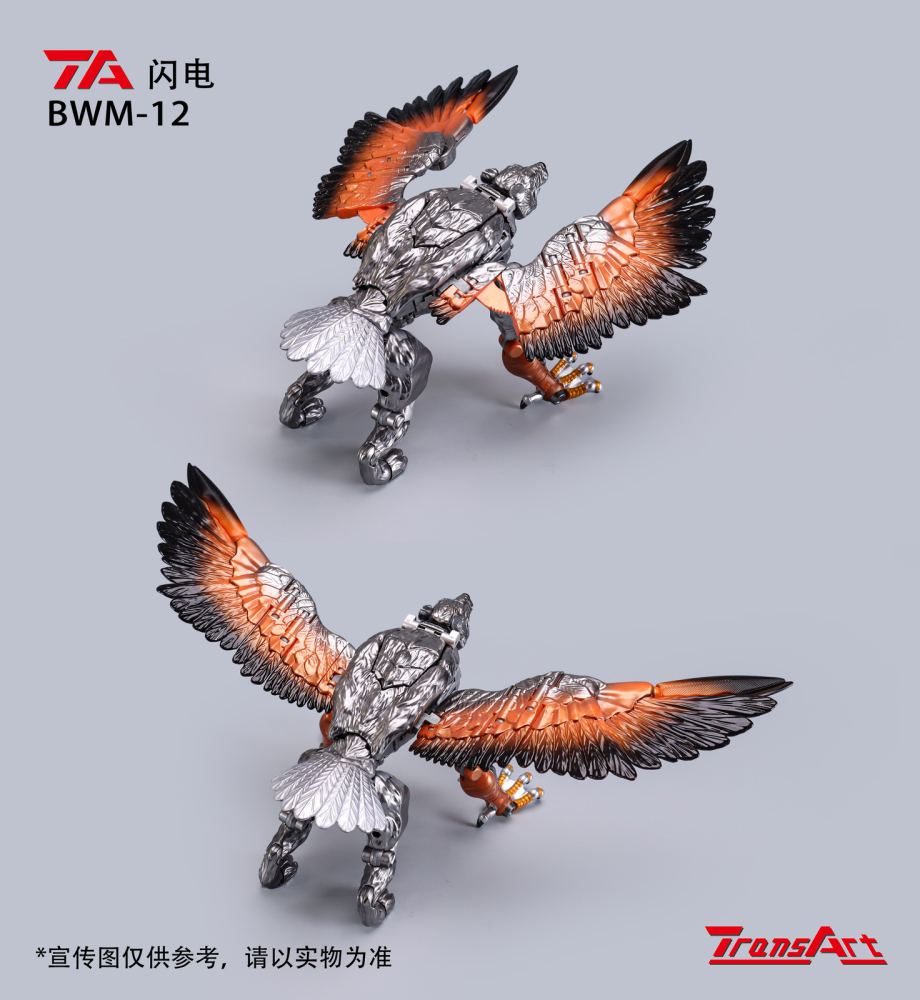 In Stock New TransArt BWM-12 Maximals Silverbolt Action Figure Transforms Toy
