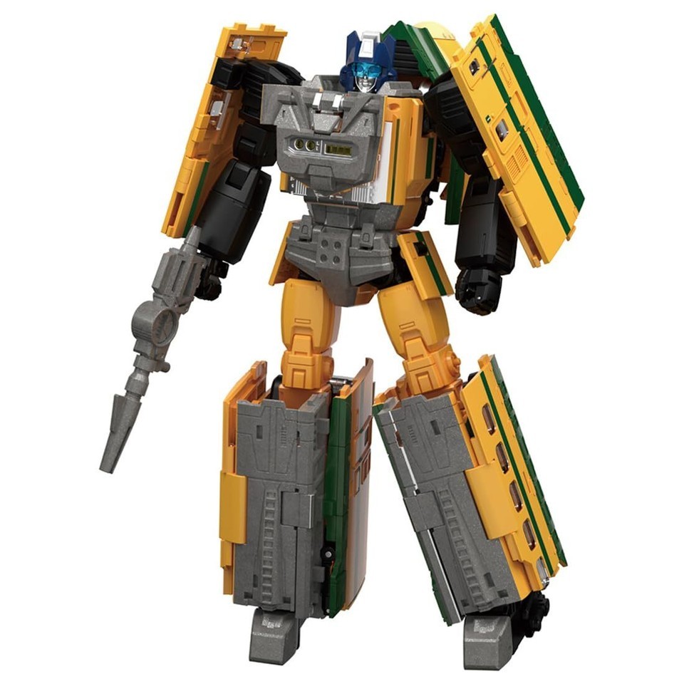 Takara Tomy Transformers Mpg-08 Trainbot Yamabuki Version Figure In Stock