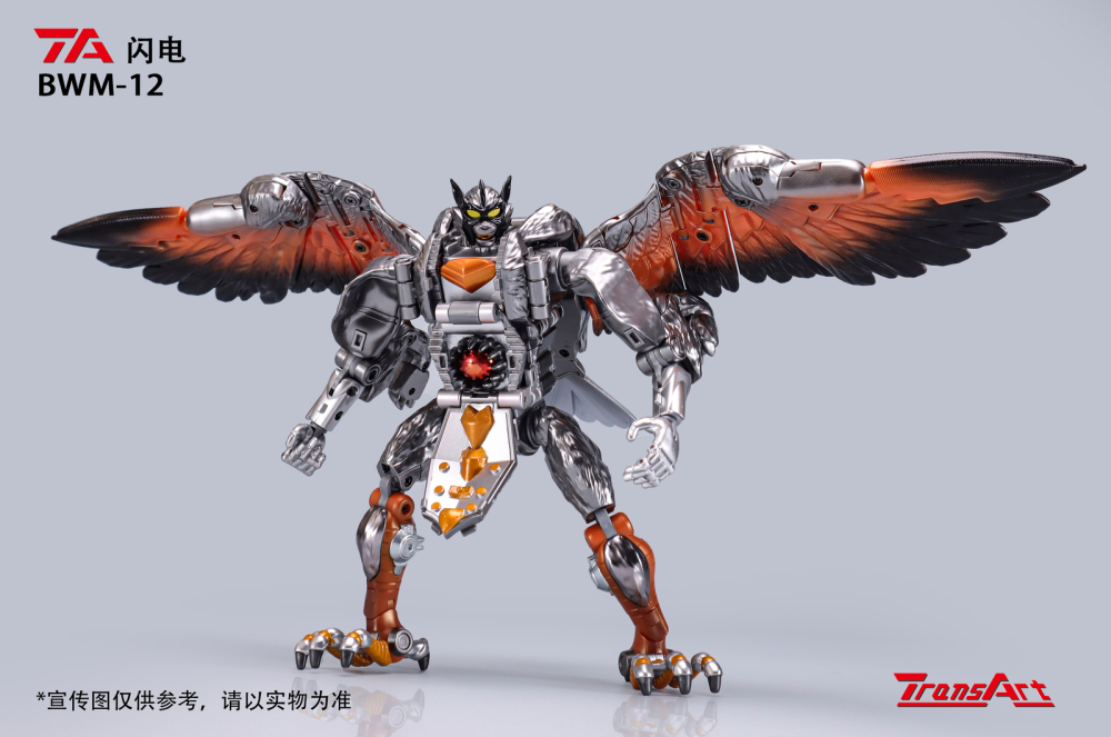 In Stock New TransArt BWM-12 Maximals Silverbolt Action Figure Transforms Toy