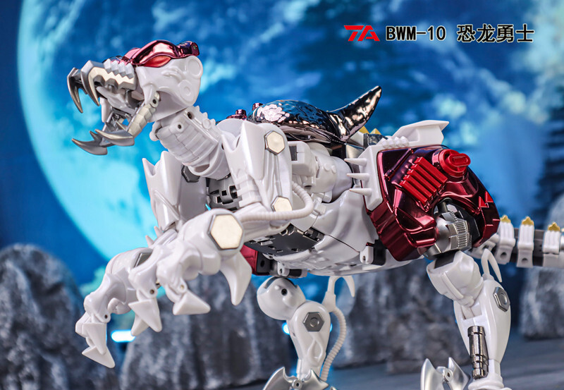 In Stock New TransArt BWM-10 TransMetal Dinobot II Action Figure Transforms Toy