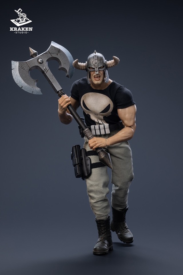 KRAKEN Studio 1/12 Punisher Frank 6" Male Action Figure Toy Deluxe Ver In Stock