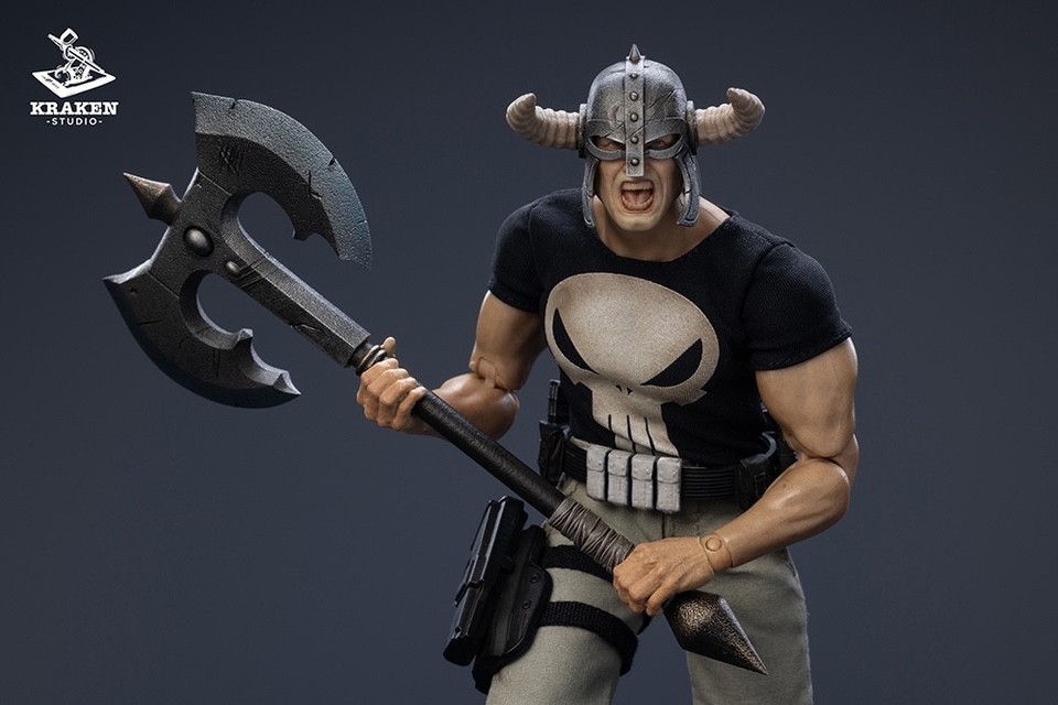 KRAKEN Studio 1/12 Punisher Frank 6" Male Action Figure Toy Deluxe Ver In Stock