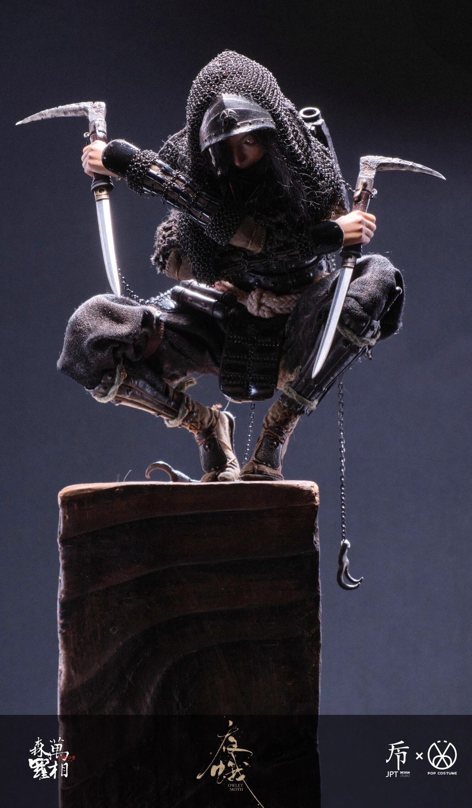 In Stock New JPT design POPCOSTUME JPT-016 Owlet Moth Kunoichi 1/6 Action Figure