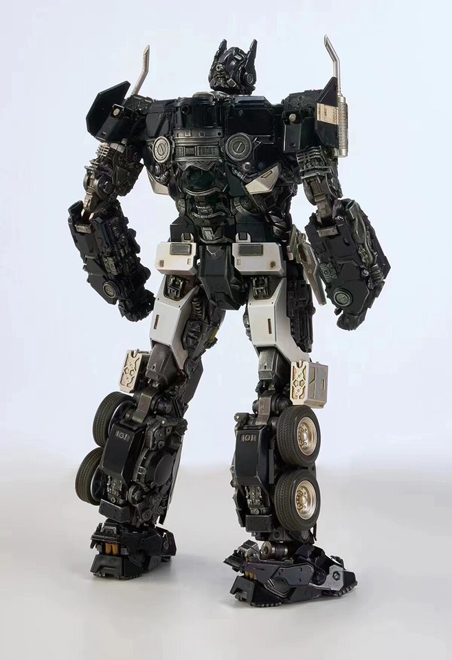 New Magnificent Mecha MM01B Black Optims Prime Alloy Skeleton Action Figure