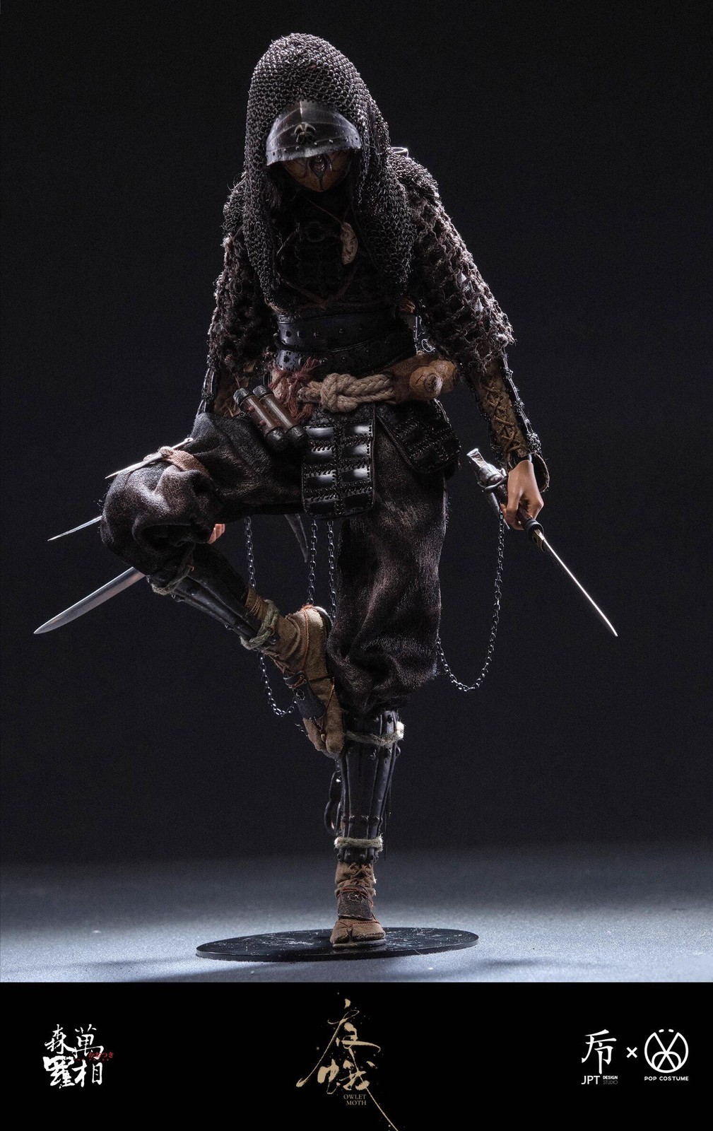 In Stock New JPT design POPCOSTUME JPT-016 Owlet Moth Kunoichi 1/6 Action Figure