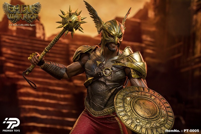 In Stock Premier Toys PT0005 1/6 Black Adam Hawkman Eagle Warrior Action Figure