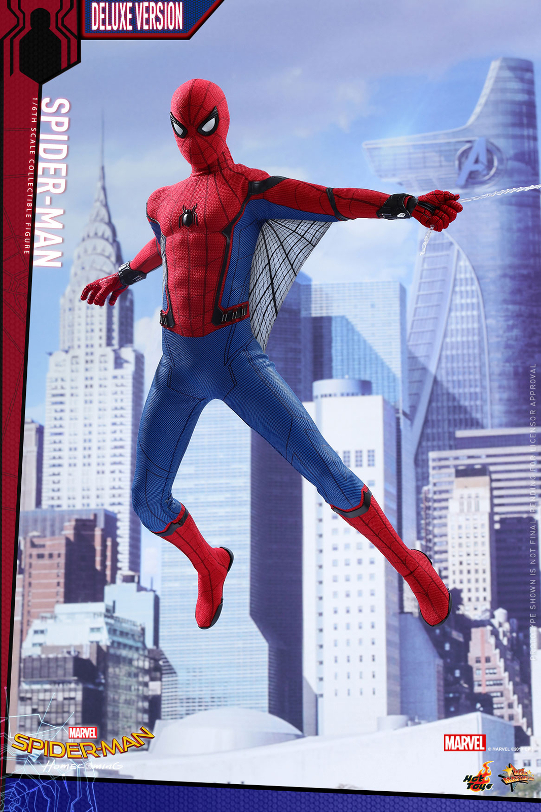 New Hot Toys MMS426 Spider-Man Homecoming Peter Parker Deluxe Version