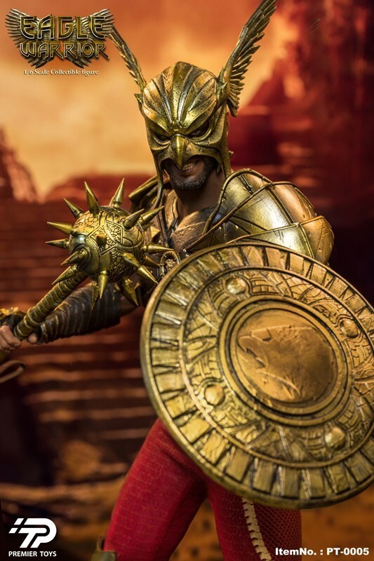 In Stock Premier Toys PT0005 1/6 Black Adam Hawkman Eagle Warrior Action Figure