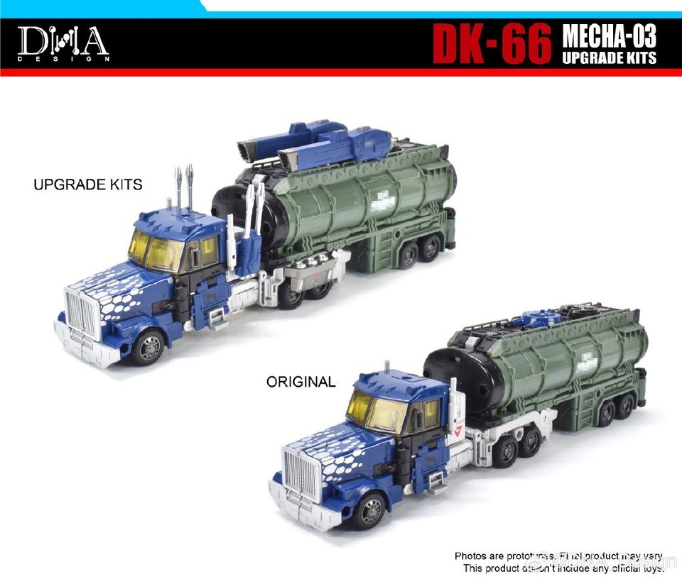 New Transformation toys DNA Design DK-66 MECHA-03 Upgrade Kit In Stock