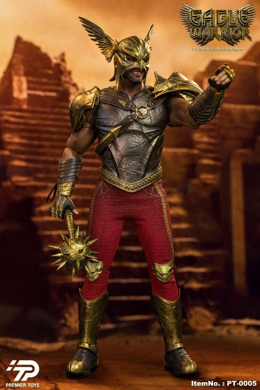In Stock Premier Toys PT0005 1/6 Black Adam Hawkman Eagle Warrior Action Figure