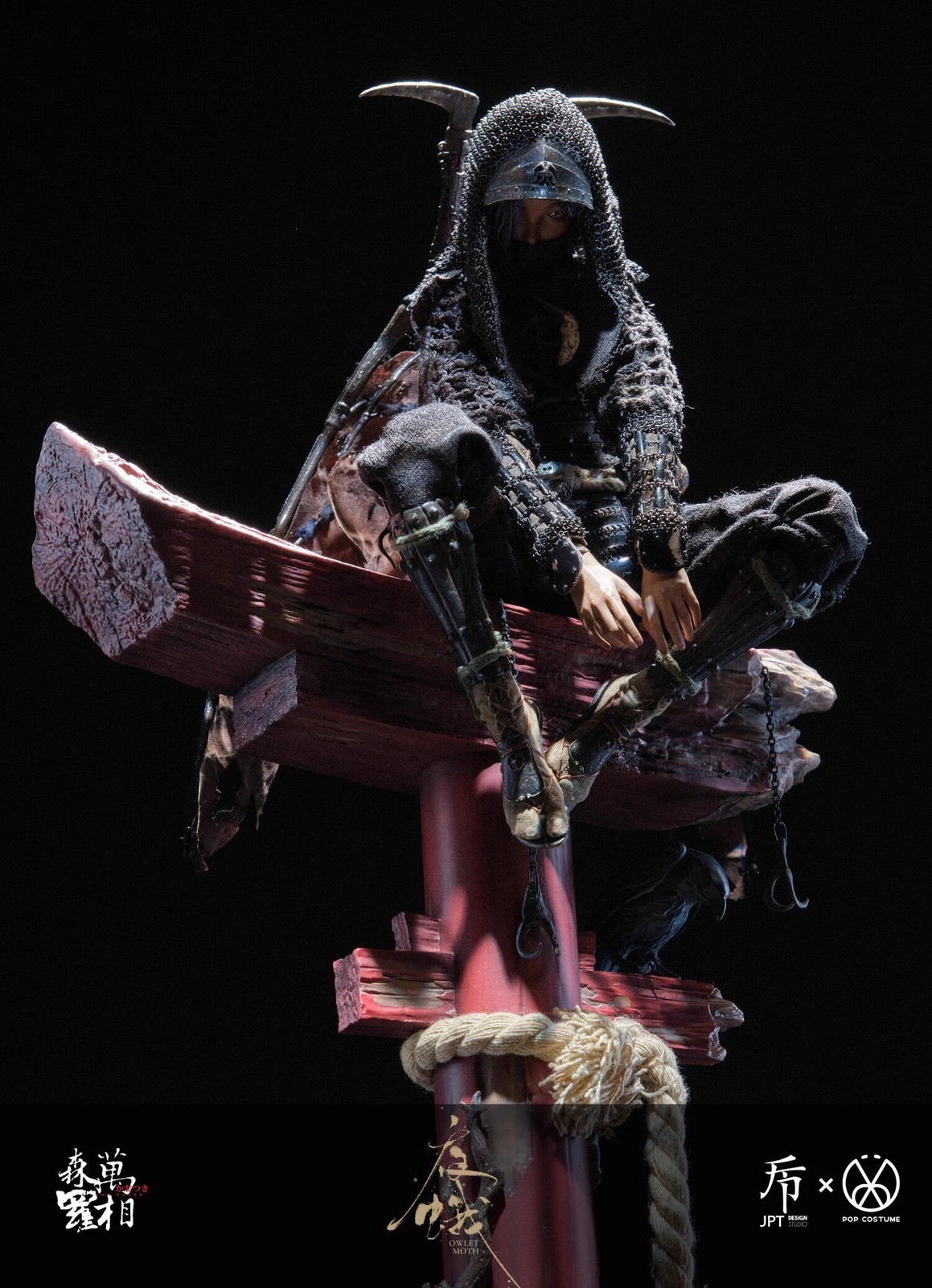 In Stock New JPT design POPCOSTUME JPT-016 Owlet Moth Kunoichi 1/6 Action Figure
