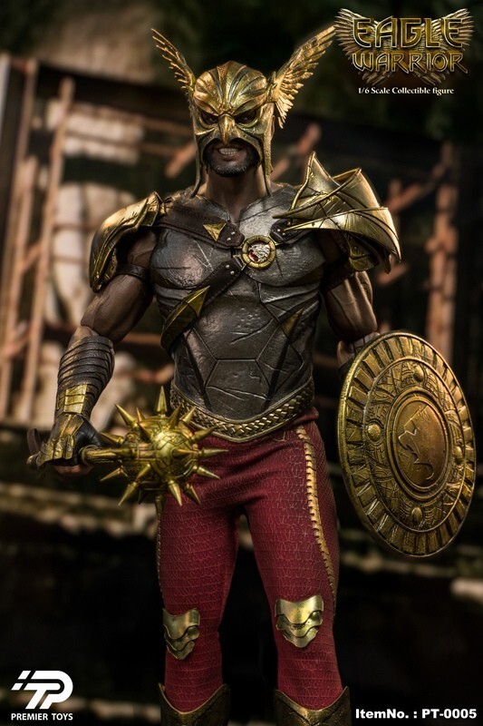In Stock Premier Toys PT0005 1/6 Black Adam Hawkman Eagle Warrior Action Figure