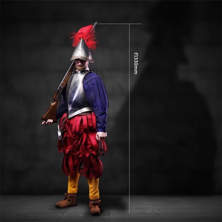 COOMODEL SE139 1/6 Spanish Conquistador Musketeer Action Figure Model In Stock