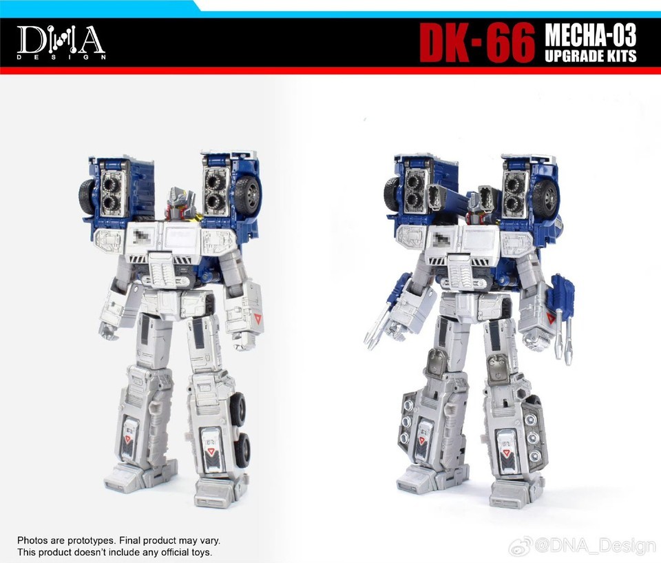 New Transformation toys DNA Design DK-66 MECHA-03 Upgrade Kit In Stock