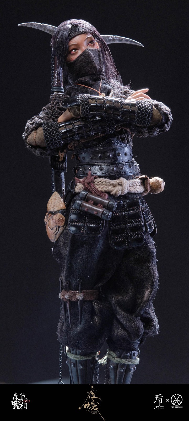 In Stock New JPT design POPCOSTUME JPT-016 Owlet Moth Kunoichi 1/6 Action Figure