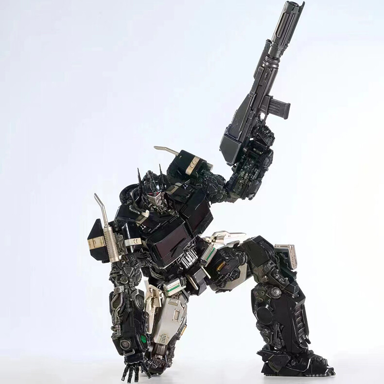 New Magnificent Mecha MM01B Black Optims Prime Alloy Skeleton Action Figure