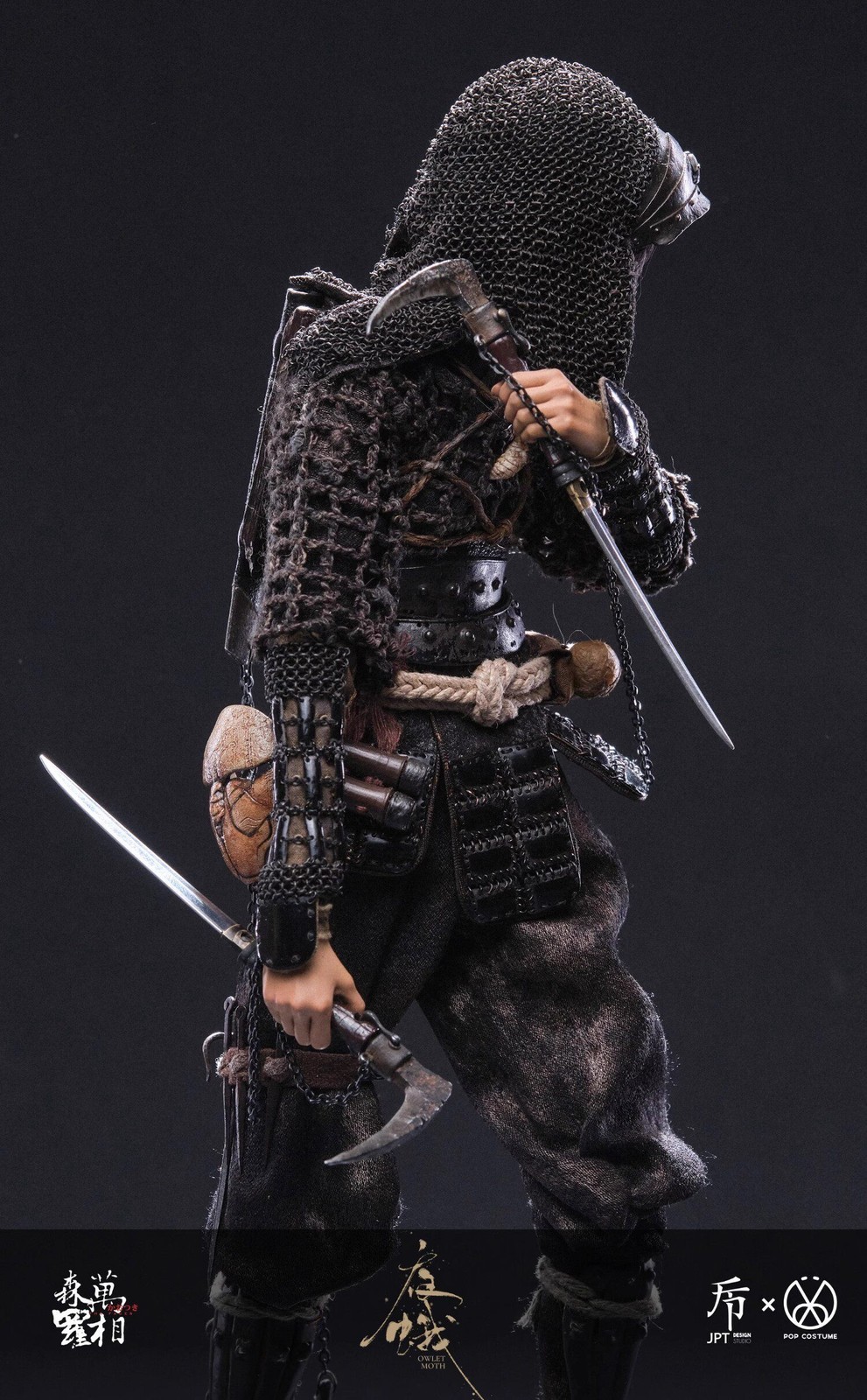 In Stock New JPT design POPCOSTUME JPT-016 Owlet Moth Kunoichi 1/6 Action Figure