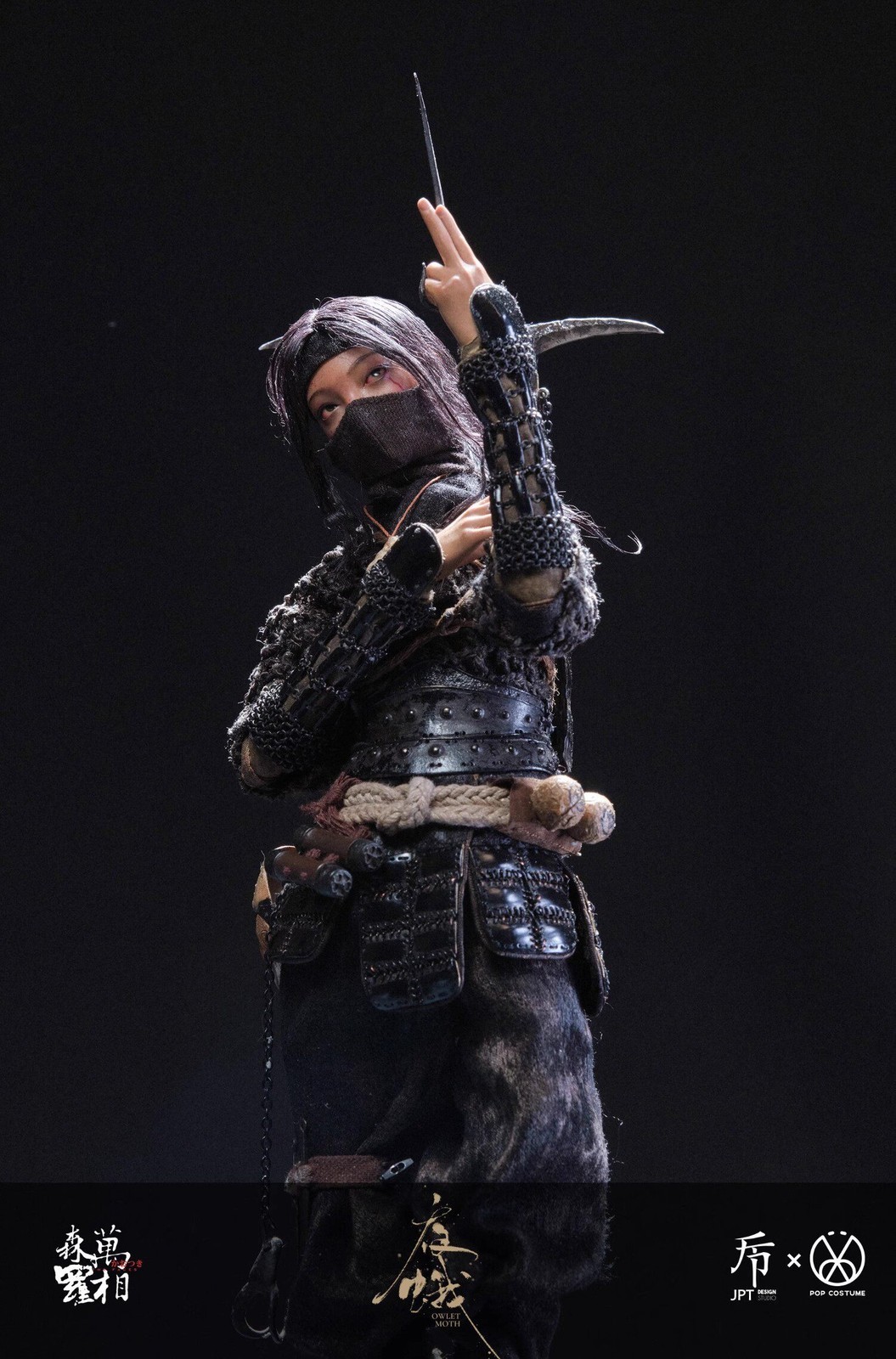 In Stock New JPT design POPCOSTUME JPT-016 Owlet Moth Kunoichi 1/6 Action Figure