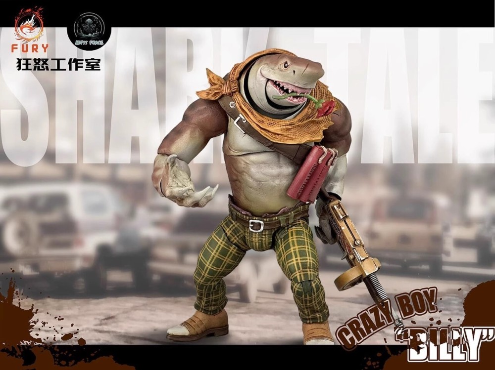 Fury Toys Abyssal Power Shark Series Set 1/12 Action Figure Model In Stock