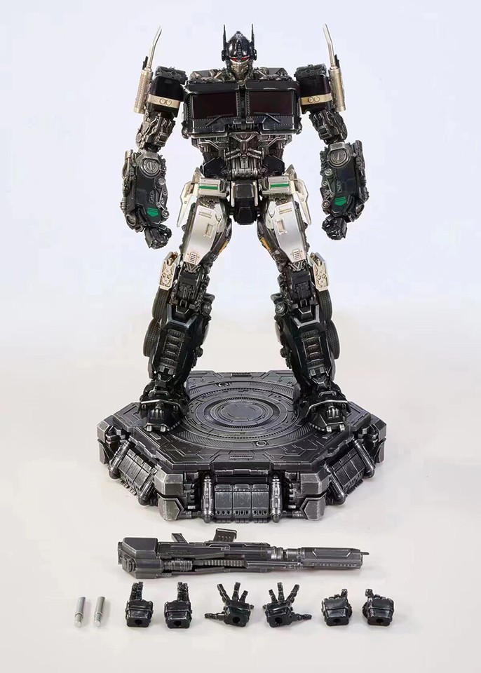 New Magnificent Mecha MM01B Black Optims Prime Alloy Skeleton Action Figure