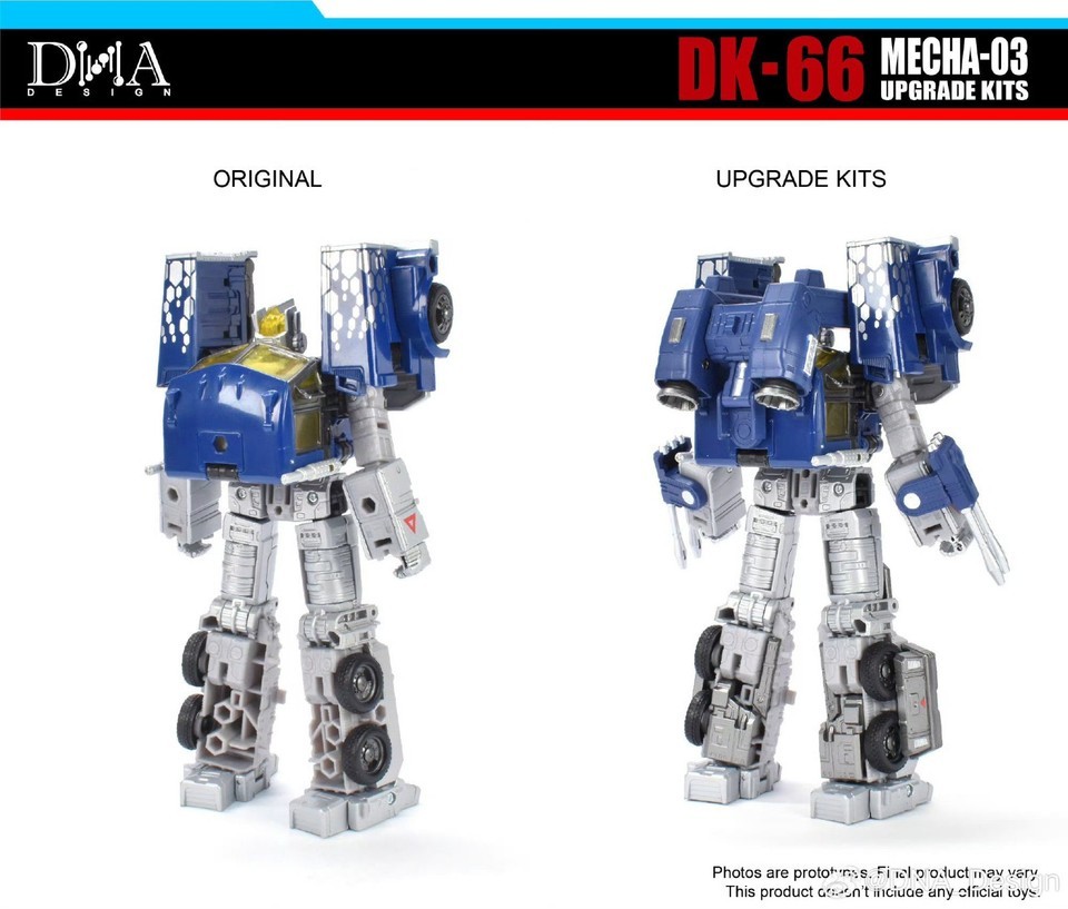 New Transformation toys DNA Design DK-66 MECHA-03 Upgrade Kit In Stock