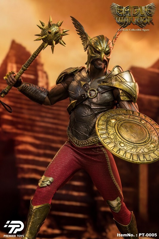 In Stock Premier Toys PT0005 1/6 Black Adam Hawkman Eagle Warrior Action Figure