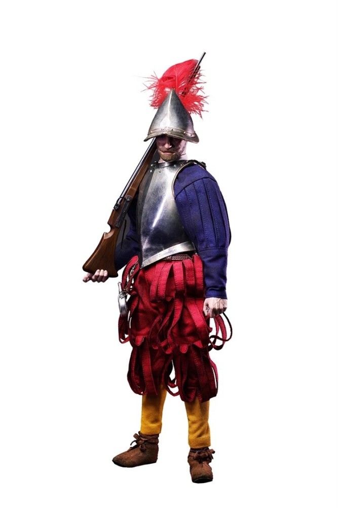 COOMODEL SE139 1/6 Spanish Conquistador Musketeer Action Figure Model In Stock