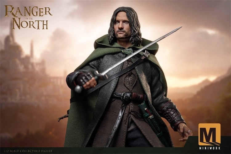 Miniwork 1/12 Northern Ranger Aragorn Collectible Action Figure MW-001 In Stock