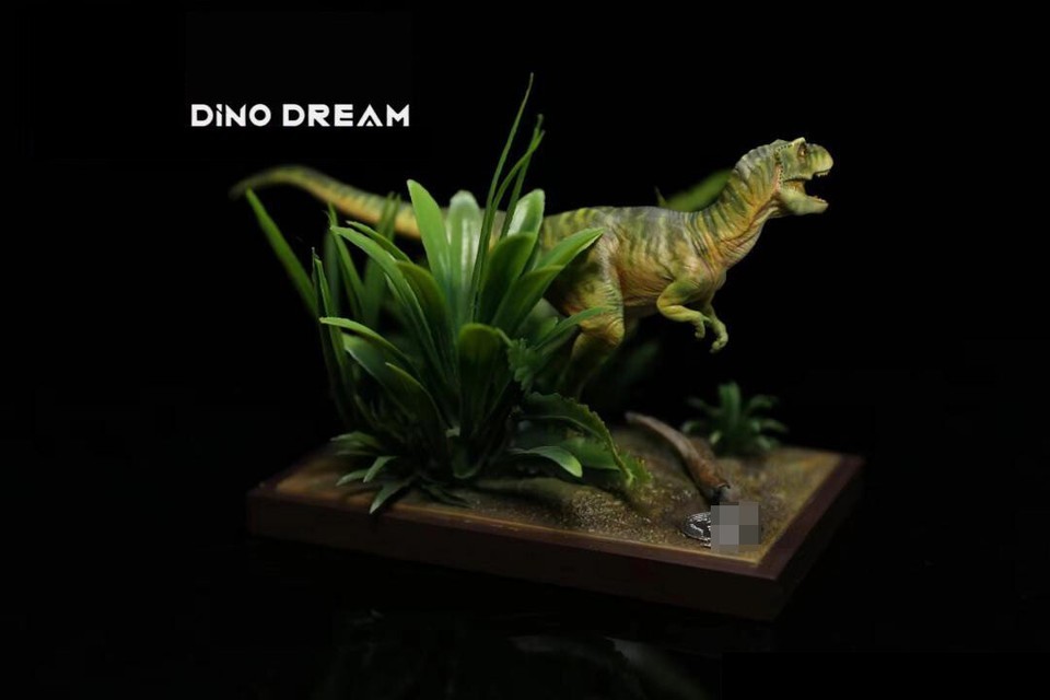 Dino Dream Juvenile Tyrannosaurus Rex in the forest Statue Model Display INSTOCK