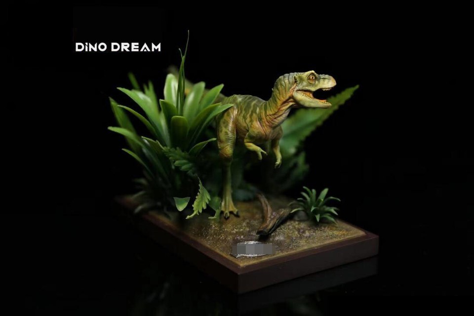 Dino Dream Juvenile Tyrannosaurus Rex in the forest Statue Model Display INSTOCK
