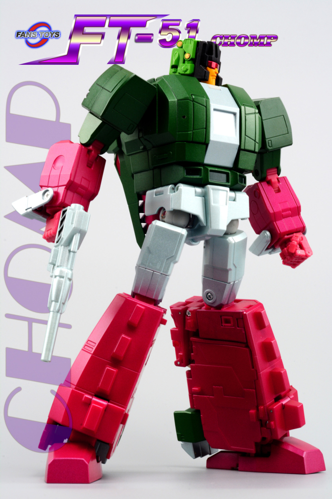 FansToys FT-51 Headmasters Chomp Skullcruncher G1 FT51 Transforms figure