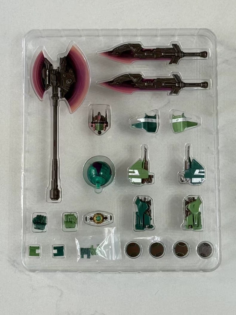 In Stock New Magnificent Mecha MM-01G OptimusPrime Green Version Action Figure