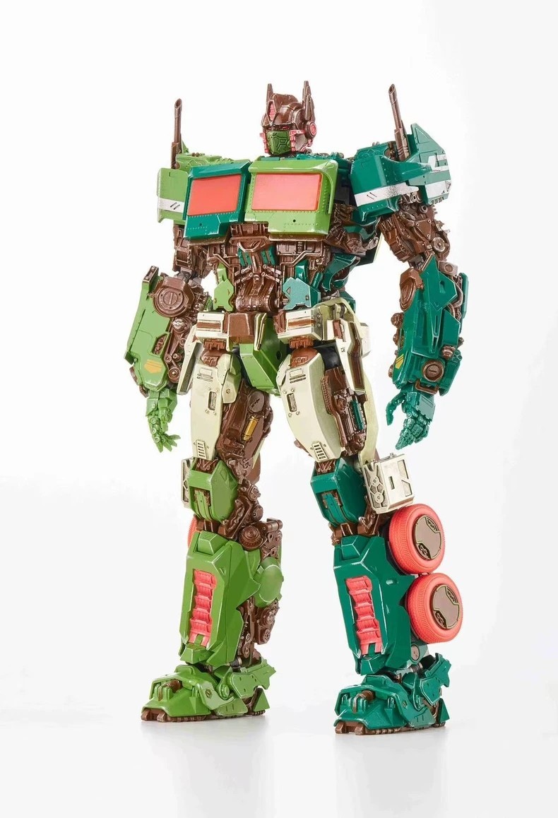In Stock New Magnificent Mecha MM-01G OptimusPrime Green Version Action Figure