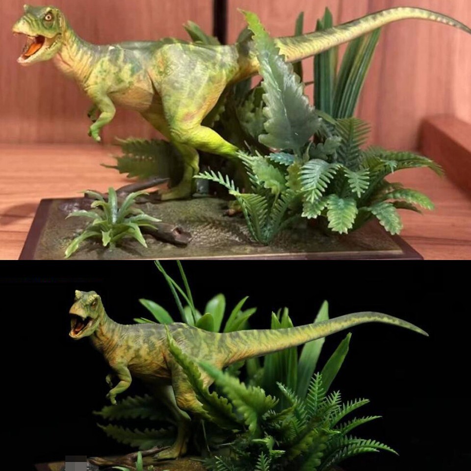 Dino Dream Juvenile Tyrannosaurus Rex in the forest Statue Model Display INSTOCK