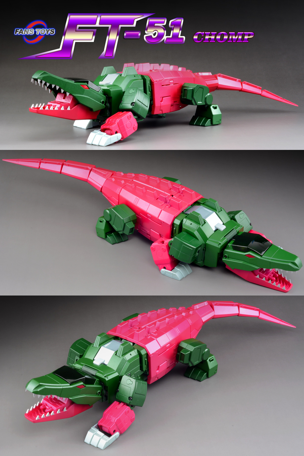 FansToys FT-51 Headmasters Chomp Skullcruncher G1 FT51 Transforms figure