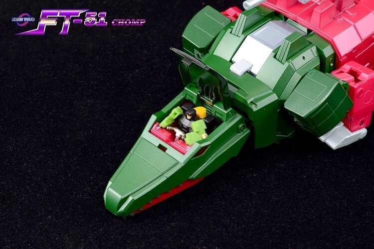 FansToys FT-51 Headmasters Chomp Skullcruncher G1 FT51 Transforms figure