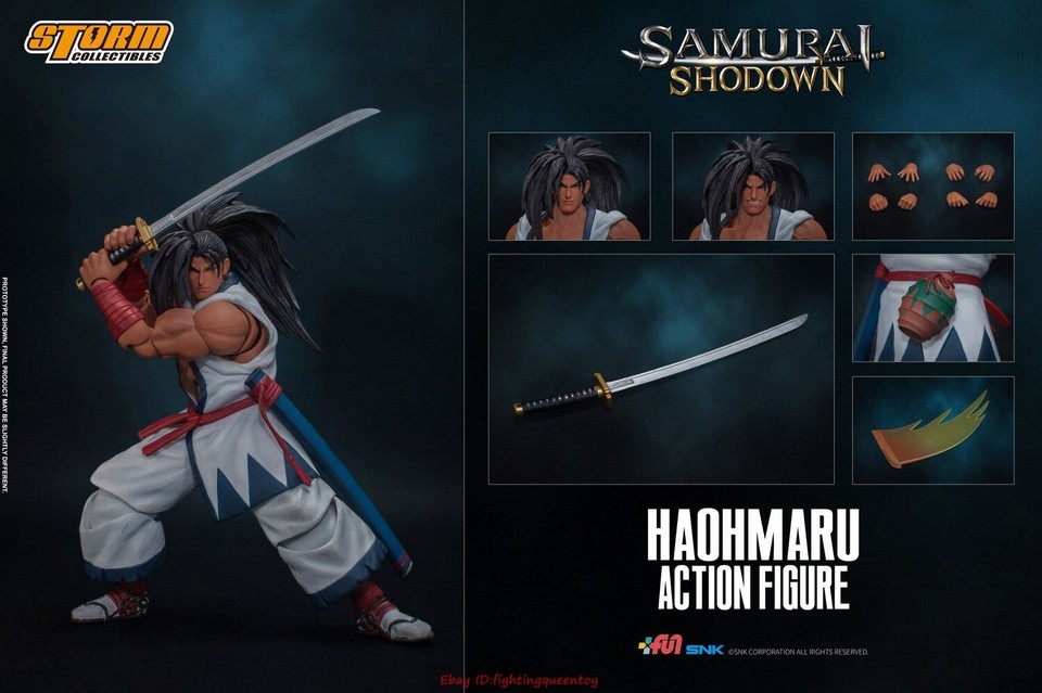Storm Toys SAMURAI SHODOWN HAOHMARU 1/12 Figure INSTOCK