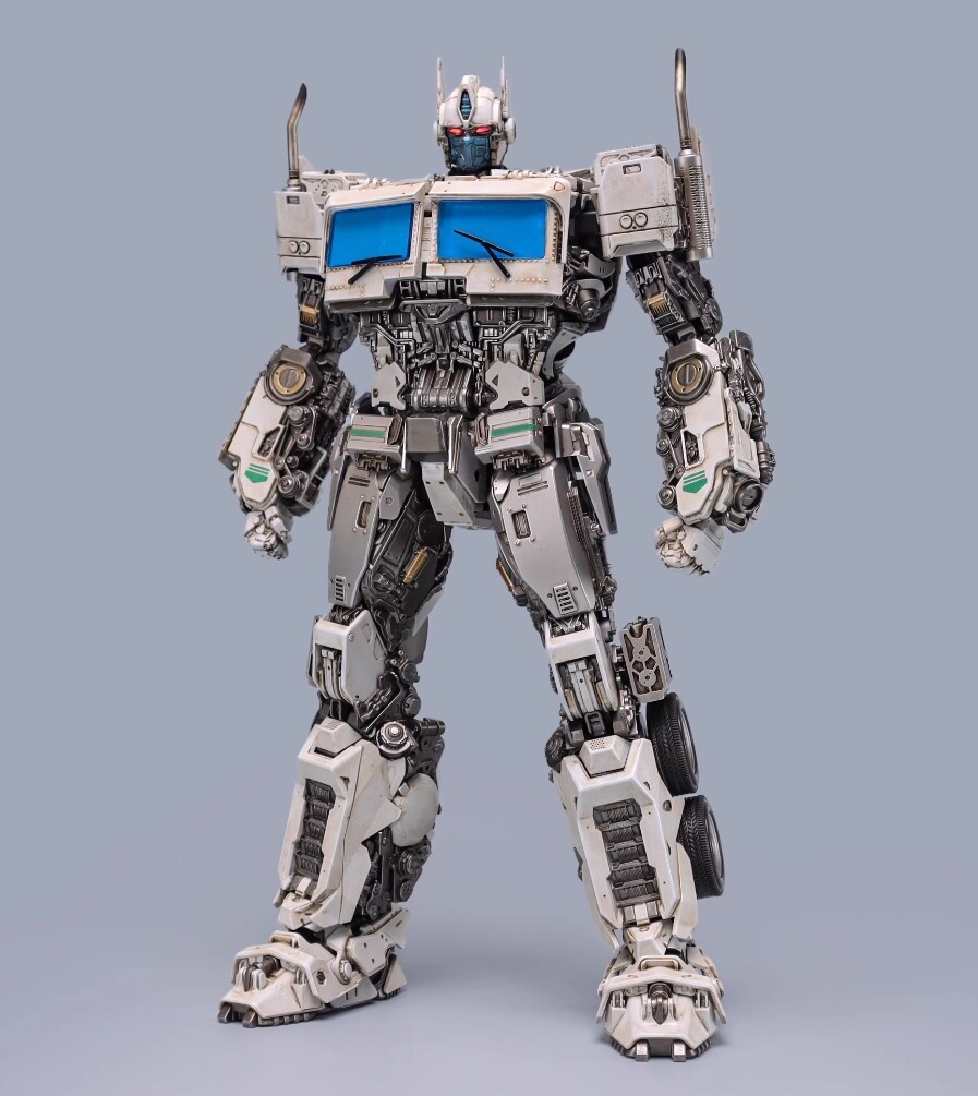In Stock New Magnificent Mecha MM-01W OptimusPrime Repaint Ver. Die-cast Figure