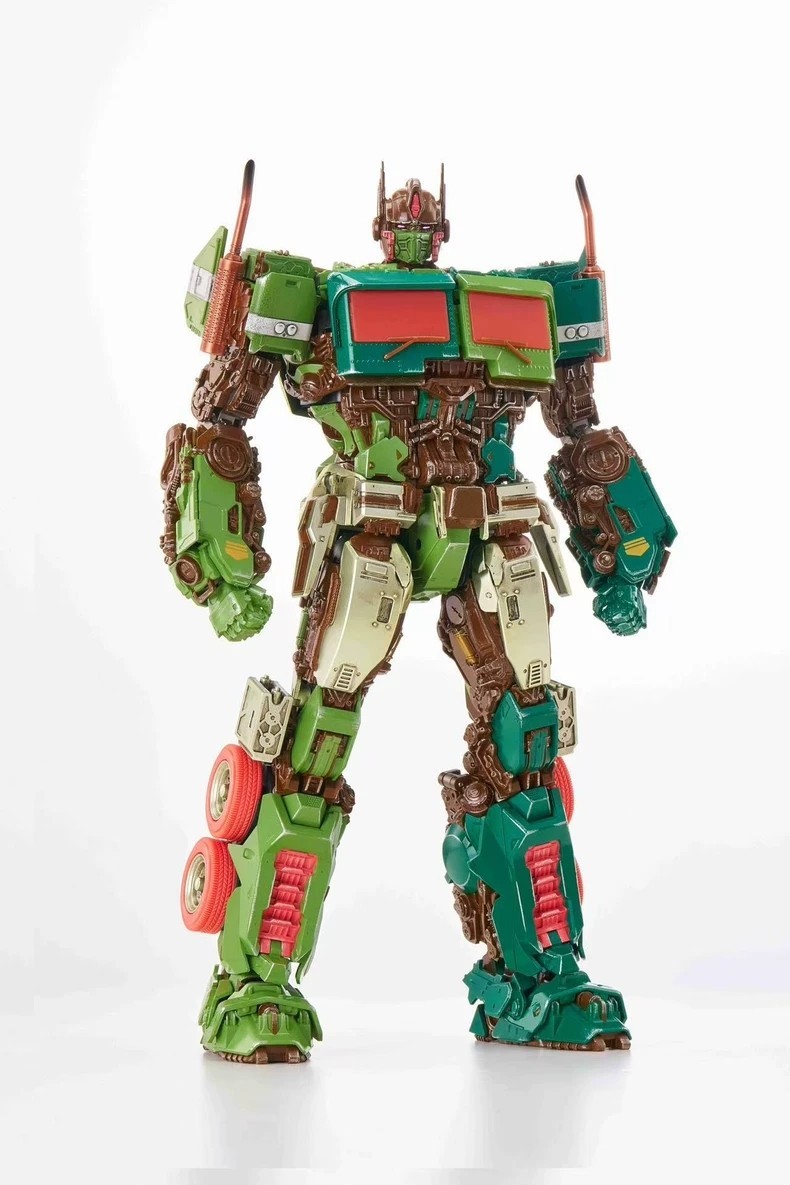 In Stock New Magnificent Mecha MM-01G OptimusPrime Green Version Action Figure