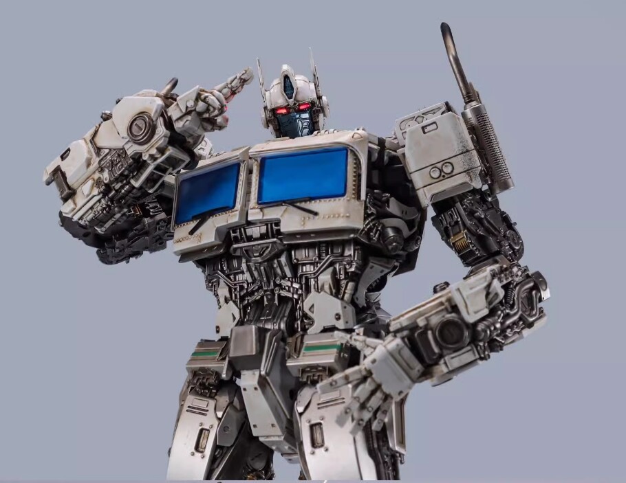 In Stock New Magnificent Mecha MM-01W OptimusPrime Repaint Ver. Die-cast Figure