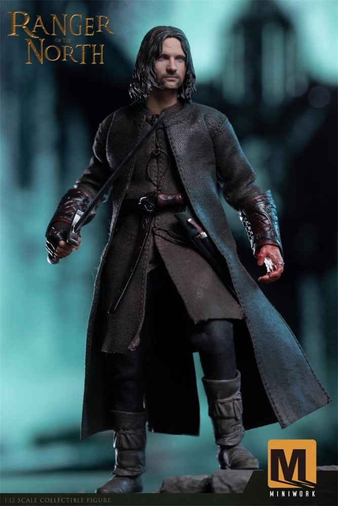 Miniwork 1/12 Northern Ranger Aragorn Collectible Action Figure MW-001 In Stock
