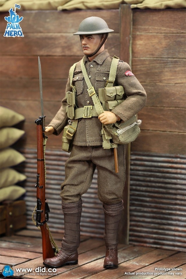 DID XB80028 1/12 WWI British Infantry Action Figure In Stock