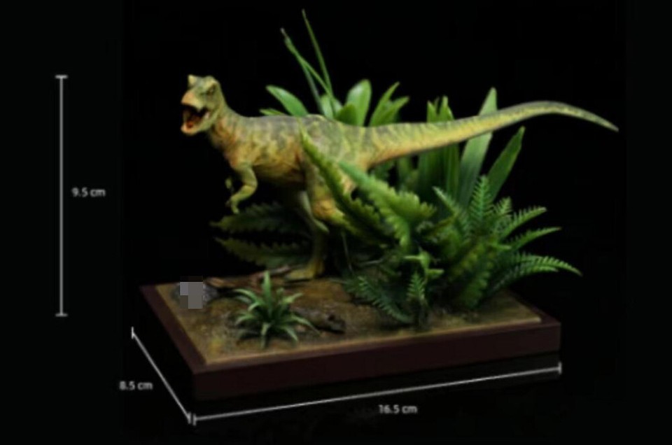 Dino Dream Juvenile Tyrannosaurus Rex in the forest Statue Model Display INSTOCK